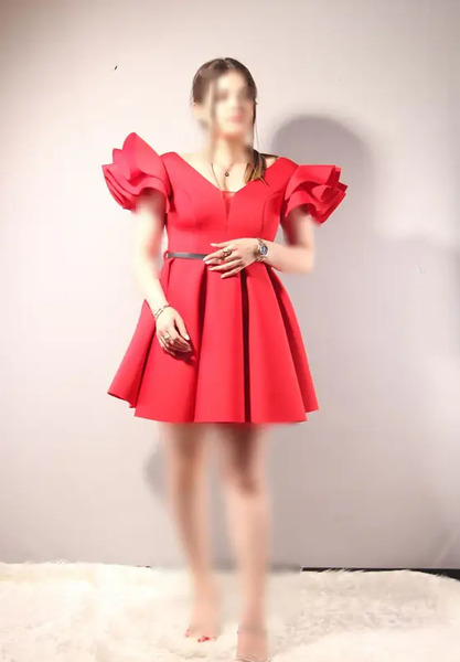 عکس لباس مجلسی کوتاه دخترانه عروسکی