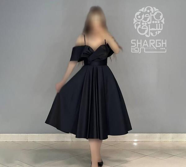 عکس لباس مجلسی کوتاه دکلته دخترانه