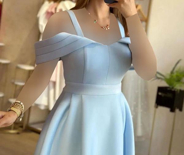 عکس مدل لباس مجلسی کوتاه دکلته جدید