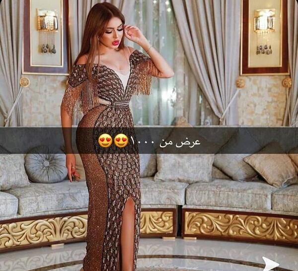 عکس مدل لباس مجلسی کوتاه عربی اینستاگرام