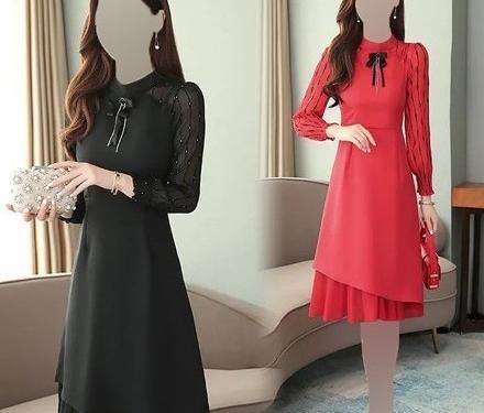عکس لباس مجلسی کوتاه کره ای