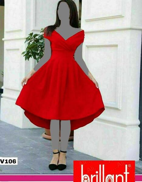 عکس مدل لباس مجلسی کوتاه کرپ باربی