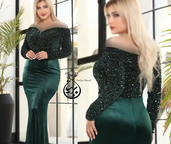 عکس مدل لباس مجلسی کوتاه کار شده