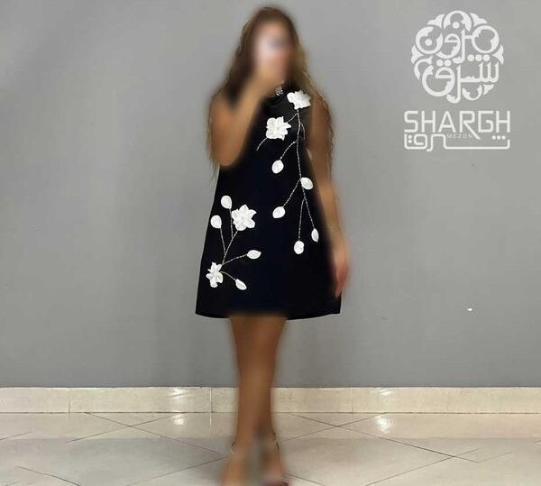 عکس مدل لباس مجلسی کوتاه گشاد