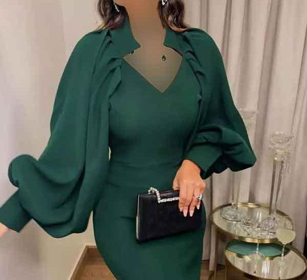 عکس مدل لباس مجلسی کوتاه گشاد