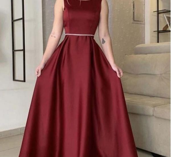 عکس مدل لباس شب بلند ساده و شیک