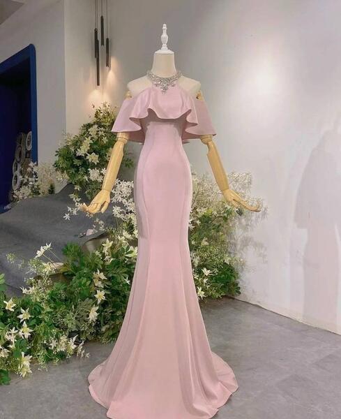 عکس لباس مجلسی مدل ماهی چاکدار کوتاه