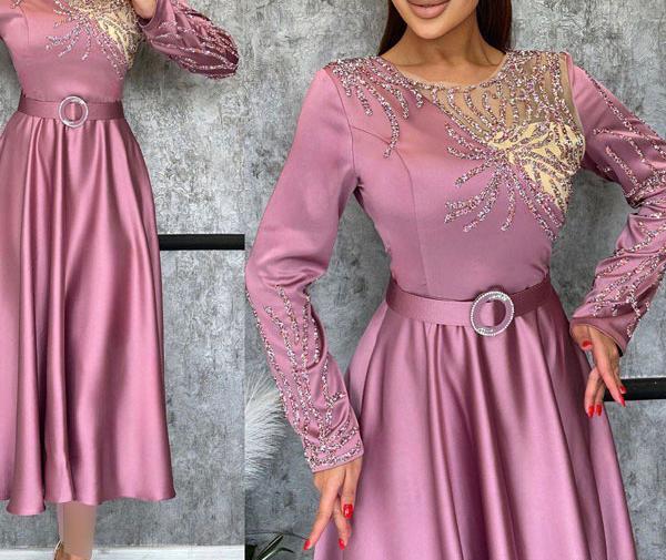 عکس مدل لباس مجلسی ساده و شیک زنانه بلند و لاکچری برای عروسی