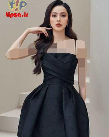 عکس مدل جدید لباس مجلسی ماکسی کوتاه