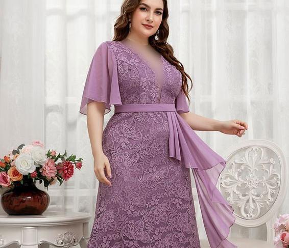 عکس مدل لباس مجلسی زنانه ساده بلند