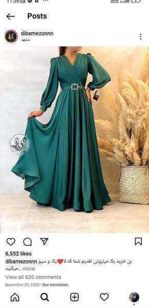 عکس لباس مجلسی کوتاه یا بلند نی نی سایت