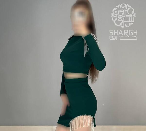 عکس مدل لباس مجلسی کوتاه نیم تنه دامن