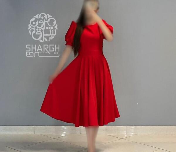 عکس مدل لباس مجلسی کوتاه نیم کلوش
