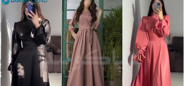 عکس مدل لباس مجلسی بلند و ساده جدید