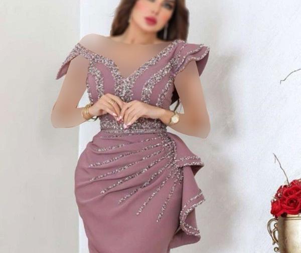 عکس لباس کوتاه مجلسی یقه باز
