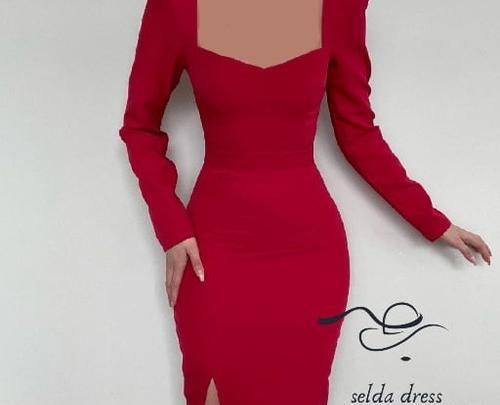 عکس مدل لباس مجلسی یقه هفت کوتاه