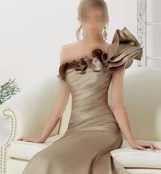 عکس مدل لباس مجلسی کوتاه یک طرفه