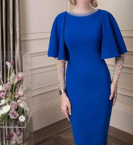 عکس مدل لباس مجلسی کوتاه یقه قایقی