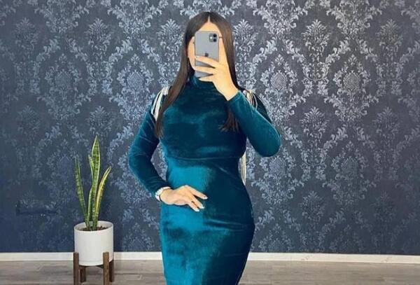 عکس مدل یقه لباس مخمل مجلسی کوتاه جدید