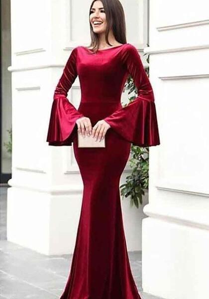 عکس مدل یقه لباس مخمل مجلسی کوتاه جدید