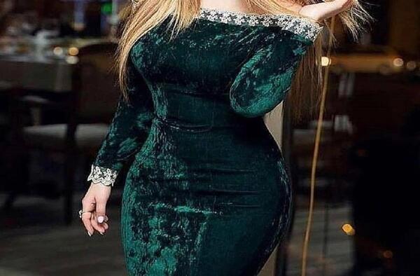 عکس مدل لباس مجلسی مخمل لاکچری کوتاه