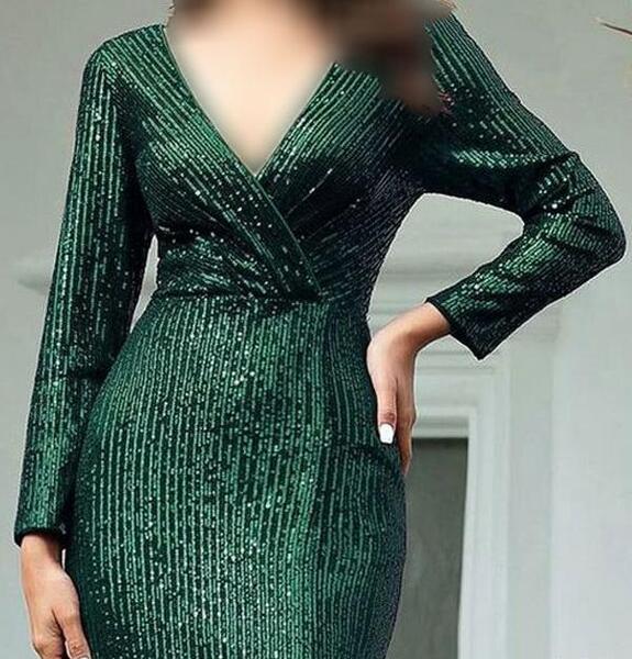 عکس مدل لباس مجلسی لمه کوتاه استین دار