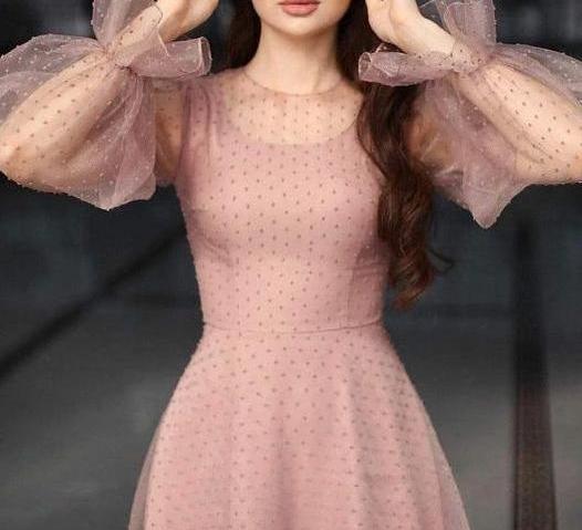 عکس مدل لباس مجلسی کوتاه پارچه طرح دار