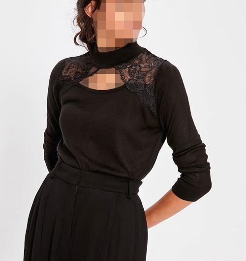عکس لباس مجلسی کوتاه ساده مشکی
