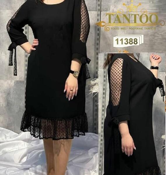 عکس مدل لباس مجلسی کوتاه زنانه سایز بزرگ