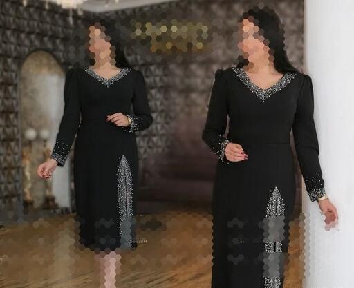 عکس مدل لباس مجلسی کوتاه زنانه سایز بزرگ