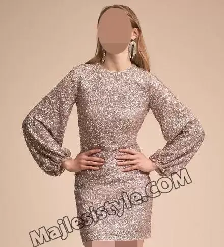 عکس مدل لباس مجلسی زنانه لمه کوتاه
