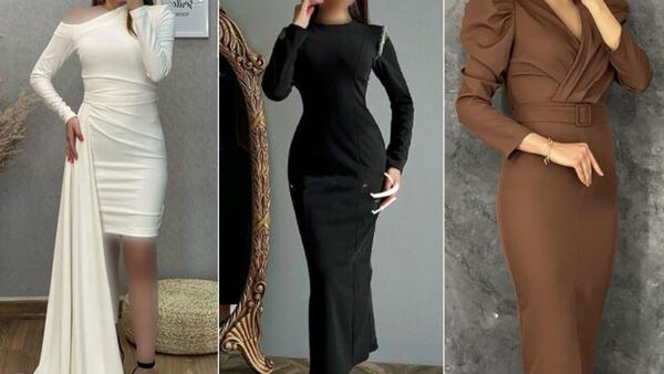 عکس لباس مجلسی دخترانه کوتاه راسته