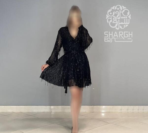 عکس مدل لباس مجلسی کوتاه دامن کلوش