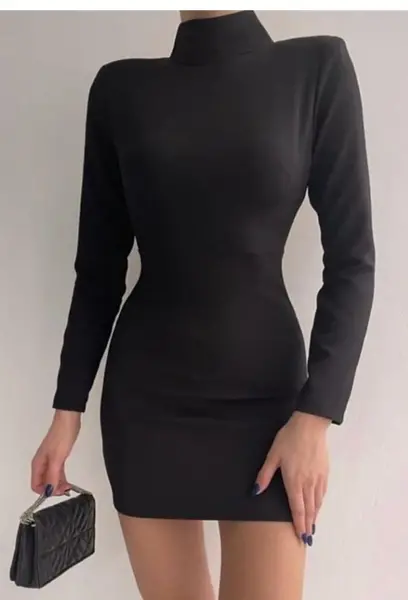 عکس لباس مجلسی کوتاه و چسب