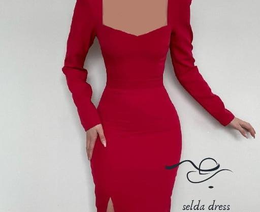 عکس لباس مجلسی دخترانه کوتاه چاک دار