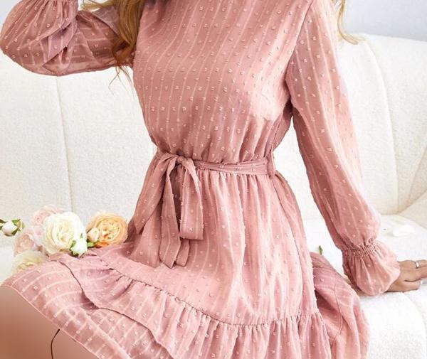 عکس مدل لباس مجلسی کوتاه چین دار