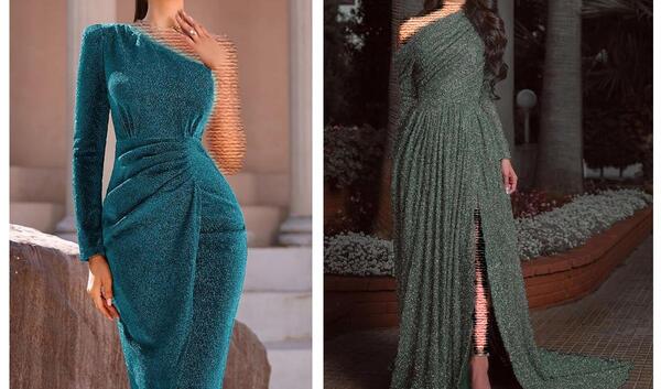 عکس مدل لباس مجلسی کوتاه لمه جدید