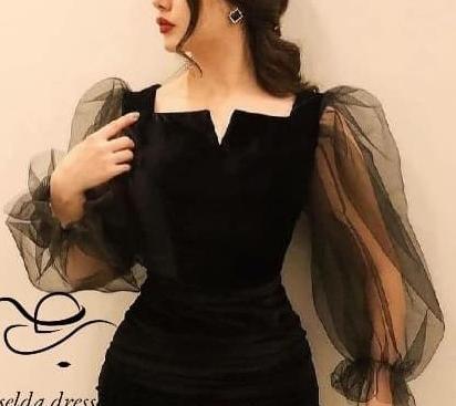 عکس مدل لباس مجلسی کوتاه ترکی