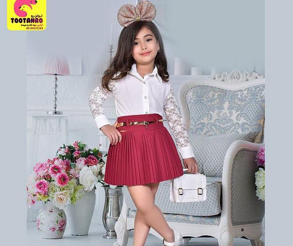 عکس لباس مجلسی دامن کوتاه بچه گانه