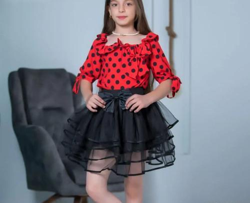 عکس لباس مجلسی دامن کوتاه بچه گانه