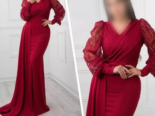 عکس لباس های مجلسی زنانه قرمز