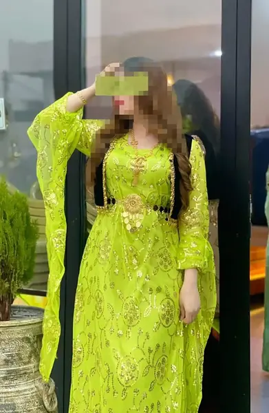 عکس لباس مجلسی کردی زنانه شیک