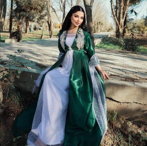 عکس لباس مجلسی کردی زنانه شیک