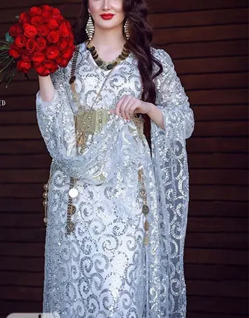 عکس لباس مجلسی کردی زنانه شیک