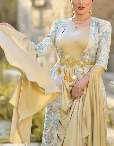عکس لباس مجلسی کردی زنانه شیک
