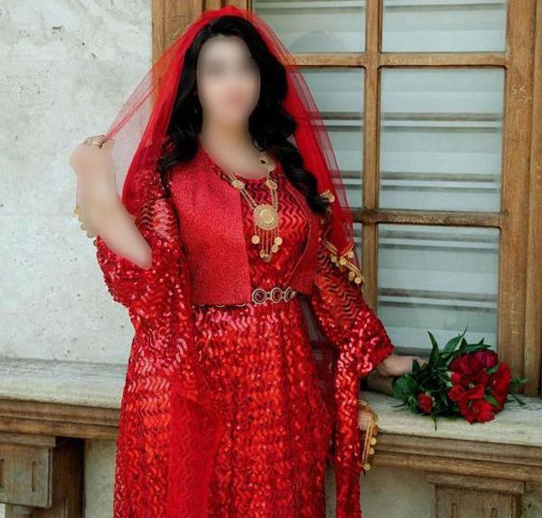 عکس لباس مجلسی کردی زنانه شیک