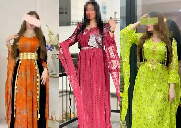 عکس لباس مجلسی زنانه کردی