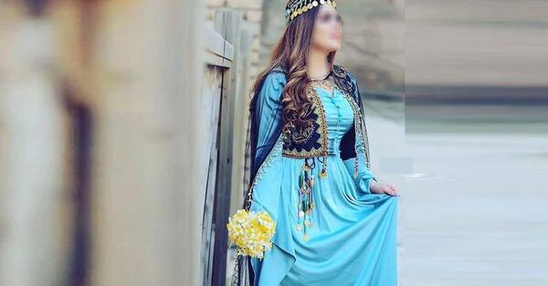 عکس لباس مجلسی زنانه کردی