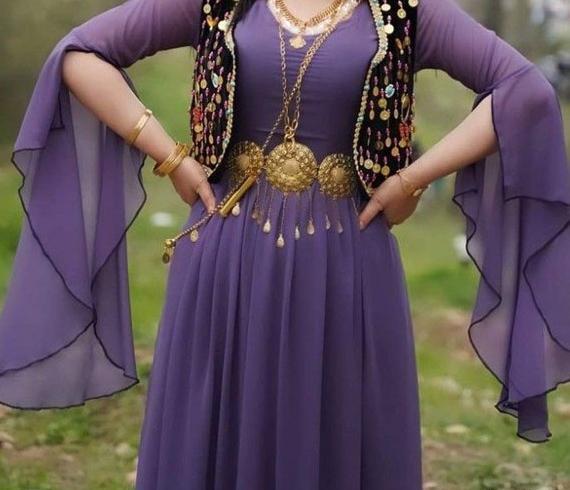 عکس لباس مجلسی زنانه کردی