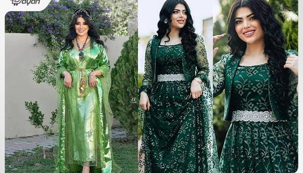 عکس لباس مجلسی زنانه کردی
